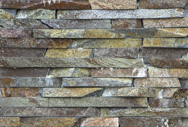 Modern Multi Color Stone Wall används för bakgrund — Stockfoto