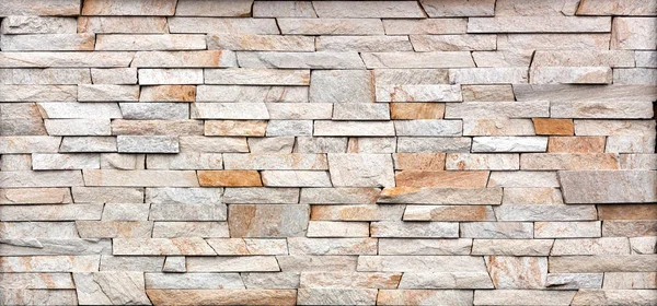 Parede de pedra multi cor moderna usada para fundo — Fotografia de Stock