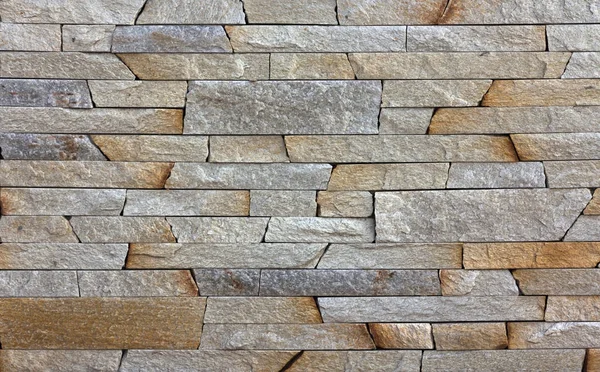 Modern Multi Color Stone Wall used for Background — Stock Photo, Image