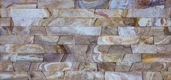 Mur de pierre multi couleur moderne utilisé pour le fond — Photo