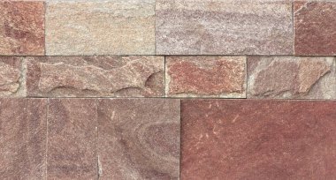 Taş doku, karşı karşıya Traverten fayans duvar