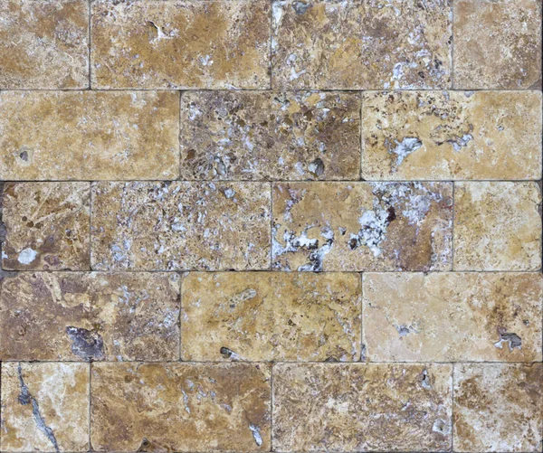 Taş doku, karşı karşıya Traverten fayans duvar