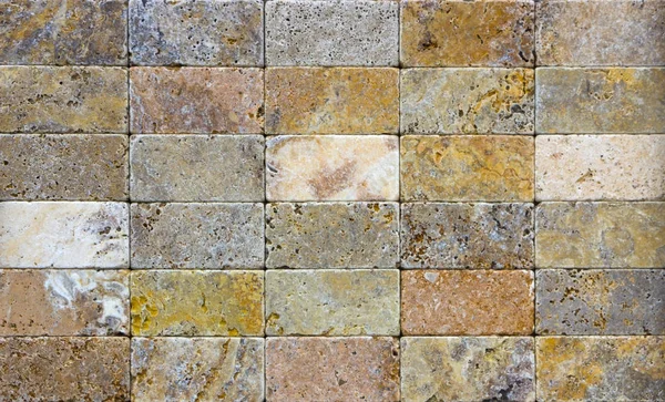 Taş doku, karşı karşıya Traverten fayans duvar