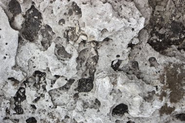 Gri granit dokulu ve blok artalanları