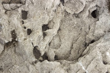 Gri granit dokulu ve blok artalanları