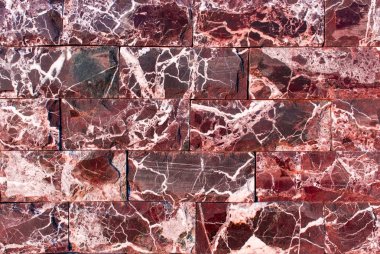 Mermer doku dekoratif tuğla, kiremit doğal taş duvar. Besin maddeler ve içecekler.