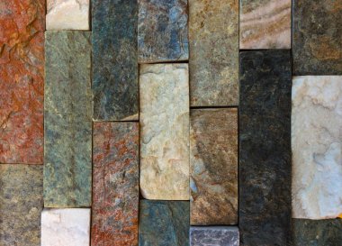 Mermer doku dekoratif tuğla, kiremit doğal taş duvar. Besin maddeler ve içecekler.