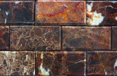 Mermer doku dekoratif tuğla, kiremit doğal taş duvar. Besin maddeler ve içecekler.