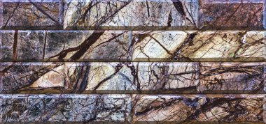 Mermer doku dekoratif tuğla, kiremit doğal taş duvar. Besin maddeler ve içecekler.