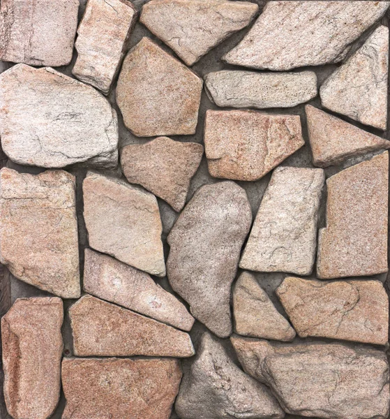 Parede de pedra seca textura fundo — Fotografia de Stock