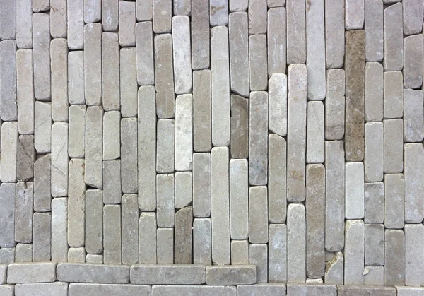 Marble texture decorative brick, wall tiles made of natural stone. Building materials. — Stock Photo, Image