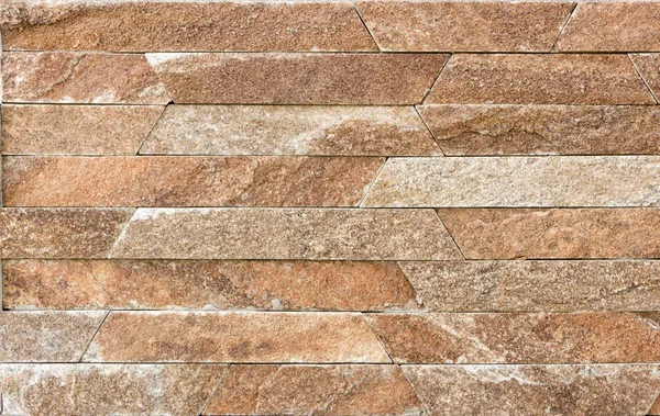 Textura de mármore tijolo decorativo, telhas de parede feitas de pedra natural. Materiais de construção . — Fotografia de Stock