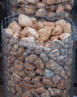 Renkli mermer çakıl ve yarı değerli taşlar arka plan cilalı