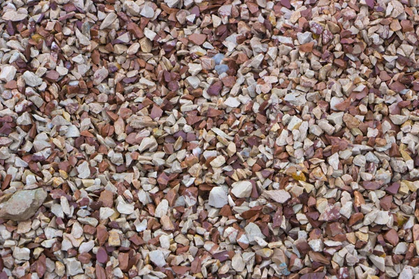 Textura, patrón, fondo. chips de mármol para paisajismo guijarros muestras de primer plano — Foto de Stock