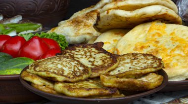 Izgara sebze, closeup ile plaka