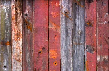 Arka plan eski ahşap Komiteler farklı renklerde giyilir