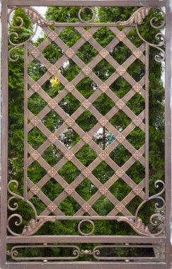 sahte öğesi, vintage çit Close-Up