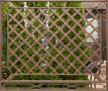 sahte öğesi, vintage çit Close-Up