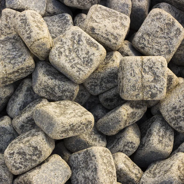 Textura de seixos de granito, um padrão para uso em design de paisagem — Fotografia de Stock