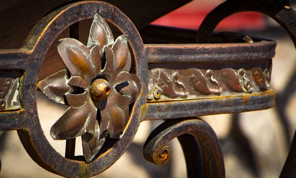 Sahte öğesi, vintage çit Close-Up — Stok fotoğraf