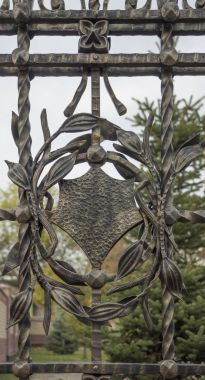 sahte öğesi, vintage çit Close-Up
