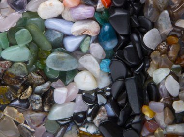 çok renkli yontulmuş taşlar arka plan arka plan