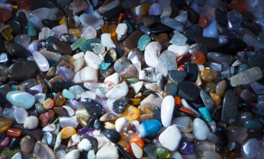 çok renkli yontulmuş taşlar arka plan arka plan