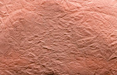 Kırmızı buruşuk kağıt doku için arka plan buruşuk.
