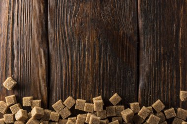 kırpma yolu kesme kahverengi ve beyaz şeker.