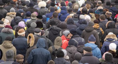 Kiev, Ukrayna - 18 Ocak: Mart Ukrayna Petro Poroshenko Başkanı'nın görevden alma için