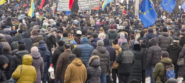 Kiev, Ukrayna - 18 Ocak: Mart Ukrayna Petro Poroshenko Başkanı'nın görevden alma için