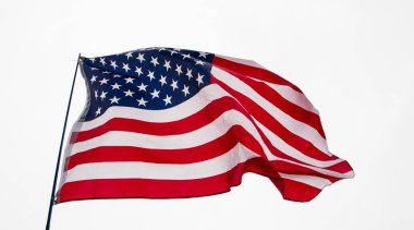 Gökyüzüne kaldırdı Amerika Birleşik Devletleri ABD bayrağı