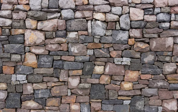 Sömlös stenhuggeri med rektangulära stenar, röda och grå nyanser — Stockfoto
