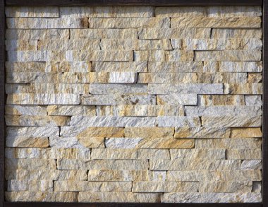 Kırmızı kayrak taş duvar arka plan doku