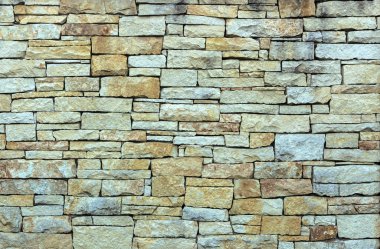 Dikensiz taş duvarlı antik kaldırım taşları