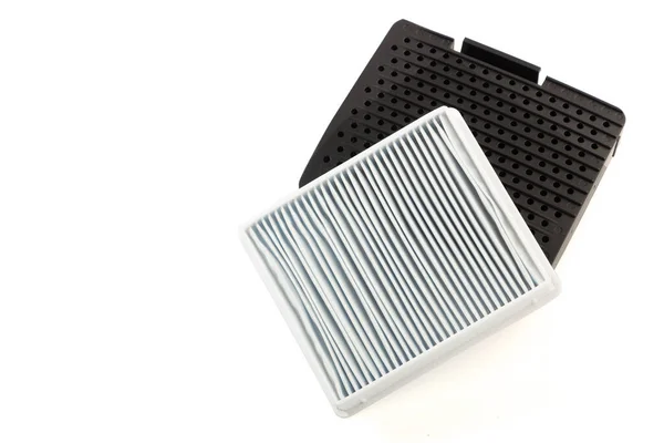 New white square dust filter for vacuum cleaner. — Stockfoto