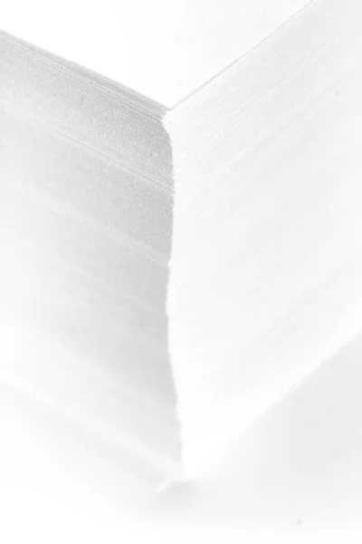 Minimalism Top View Stack Office Paper Printer Blank Space Information — Stock Photo, Image