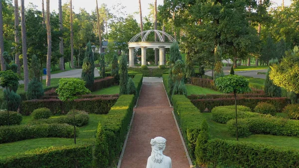 Centralny Park Miasta Bucha Kijów Umeblowane Francuskim Stylu Przy Użyciu — Zdjęcie stockowe