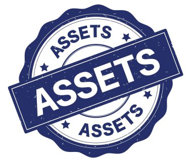 Mavi yuvarlak rozet yazılı kıymetler metin.