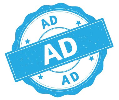 Reklam metni, camgöbeği yuvarlak rozet yazılı.