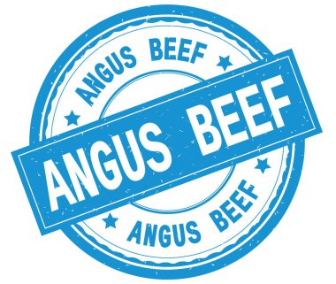 Angus Beef, camgöbeği yuvarlak pencere boyutu üzerinde yazılı metin.