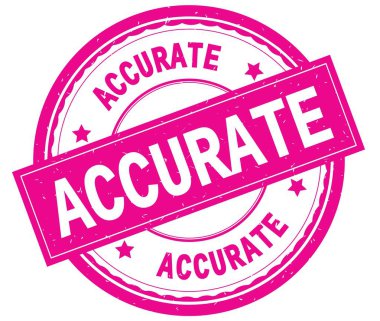 Doğru yazılı metin pembe yuvarlak lastik damgası.