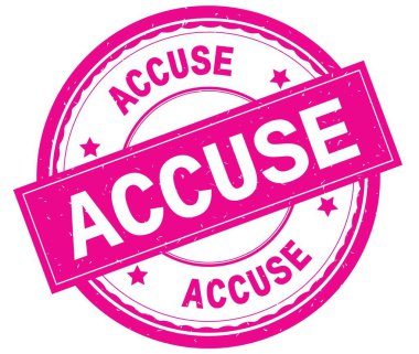 Suçlamak, pembe yuvarlak pencere boyutu üzerinde yazılı metin.