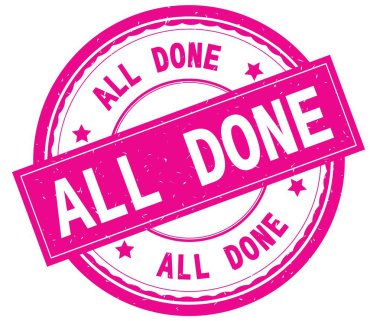 Hepsi bu kadar pembe yuvarlak pencere boyutu üzerinde yazılı metin.