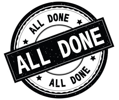 Hepsi bu kadar siyah yuvarlak pencere boyutu üzerinde yazılı metin.