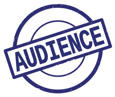 Seyirci metin, mavi daire basit damga yazılmış.