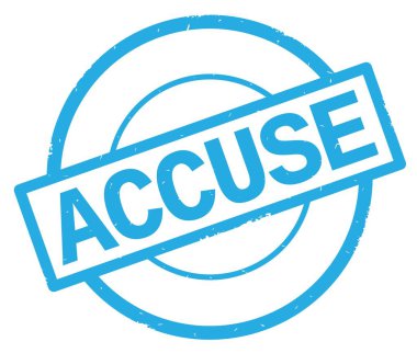 Camgöbeği basit daire damgası yazılmış metni, suçlamak.