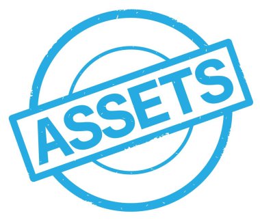 Varlıkları metin, camgöbeği basit daire damga yazılmış.