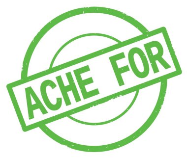 Yeşil Daire basit damgası yazılı metin ağrısı için.