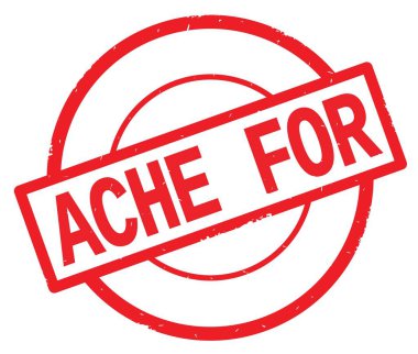 Kırmızı daire basit damgası yazılı metin ağrısı için.